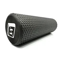 Масажний ролик EasyFit Foam Roller 45 см Чорний (EF-2030-BK)