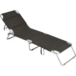 Кровать раскладная Bo-Camp Sun Lounger 3 Positions Anthracite (1304480)