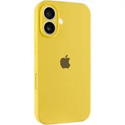 Чохол Epik Silicone Case Full Camera Protective AA для Apple iPhone 16, 6.1 Жовтий/Yellow