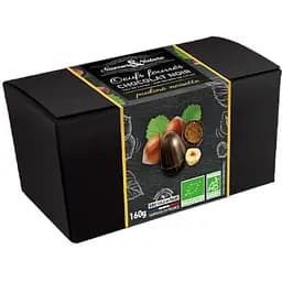 Яйця з темного шоколаду Saveurs & Nature з фундучним праліне органічні 160 г