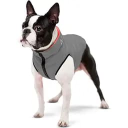 Курточка для собак AiryVest двостороння, S40, коралово-сіра - мініатюра 3