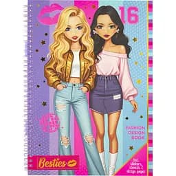 Книга модельера Besties фиолетовая (990203)