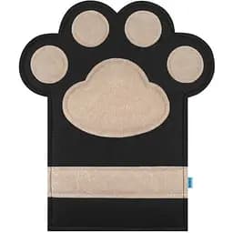 Когтеточка для кошек Barksi Textile Лапка 44х37 см черная