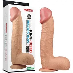 Большой фаллоимитатор LoveToy Legendary King Sized Realistic 28 см телесный