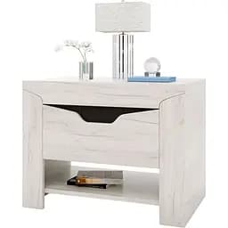 Тумба біля ліжка Еверест Ліберті 60х38х45.5 дуб крафт білий (EVR-2074)