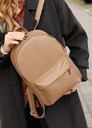 Жіночий рюкзак Sambag Brix Classic кавовий 35 х 25 х 12 см (14511021) - мініатюра 2