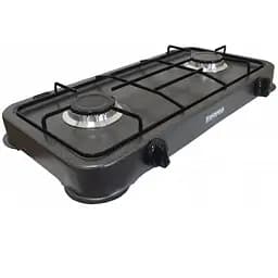 Настільна газова плита Grunhelm GGP-6602 двокомфорочна Сіра