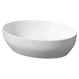 Умывальник на столешницу Cersanit Larga эллипс 50х38 см Белый матовый K677-017 30412