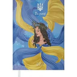 Ежедневник датированный Buromax Free 2024 A5 желтый (BM.2166-08)