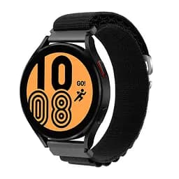 Браслет Huawei Watch GT2GT3 42mm - чорний Watchbands NormalCloth Wave ширина кріплення 20мм нейлоновий (W25-7WB73435906) - мініатюра 2