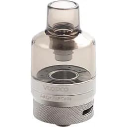 Бак для вейпу на випарниках Voopoo PnP Pod Tank 26мм 4.5мл Silver (16431)