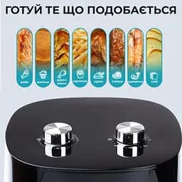 Аерофритюрниця безмасляна Sokany SK-10024 6.5 л електрична 1500 Вт - мініатюра 8