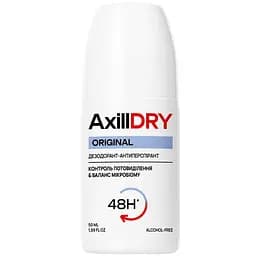 Кульковий дезодорант-антиперспірант AxillDRY Original до 48 годин 50 мл (2547)