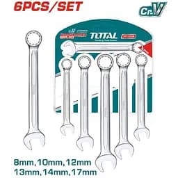 Набір ключів комбінованих Total 6 шт. (THT102266)