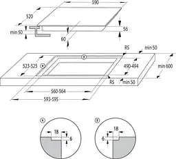 Варильна поверхня електрична Gorenje GI6401BSCE (MC-IF7017B1-A)  (6985785) - мініатюра 4