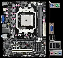Материнська плата Elitegroup A55F-M3 Socket FM1 (A55F-M3) Б/В
