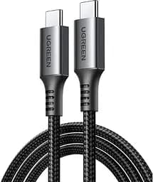 Кабель Ugreen US567 USB-C to USB-C PD Fast Charging Cable 1 м черный/серый (15373)