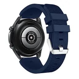 Силіконовий ремінець Watchbands Galaxy на смарт-годинник Samsung Galaxy Watch 3 45mm - темно-синій (WB001GALAXYDARKBLUE3452) - мініатюра 2
