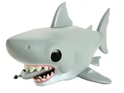 Фігурка Funko Pop Фанко Поп Щелепи Акула людожер Jaws w/ Diving tank Велика біла Акула 15см Movies J G759 - мініатюра 5