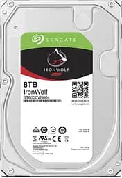 Жесткий диск HDD SATA Seagate 8,0 ТБ IronWolf NAS 7200 об/мин 256 МБ (ST8000VN004)