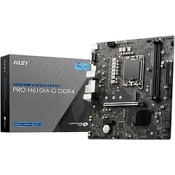 Материнська плата MSI PRO H610M-G DDR4 s1700 H610 2xDDR4 HDMI DP D-Sub mATX - мініатюра 5
