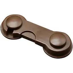 Замок на меблі захист від дітей, блокіратор для ящиків 9.5 см Brown (16045)