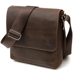 Чоловіча шкіряна сумка GRANDE PELLE 24х24х6 см sum0015575