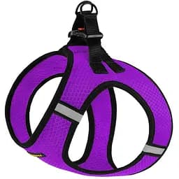 Шлейка для собак Bronzedog Mesh Vest, розмір L, 43х53 см, фиолетовая