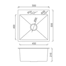 Кухонна мийка Gappo GS 6050-6 1045118 - мініатюра 6