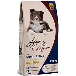 Сухой корм для щенков How Meow Puppy с ягненком и рисом 15 кг