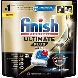 Капсулы для посудомоечных машин Finish Ultimate Plus All in 1 25 шт.