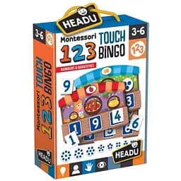 Настільна гра Headu Монтессорі. Числа та кількість (Montessori. Touch Bingo: Numbers&Quantities) (IT21109)