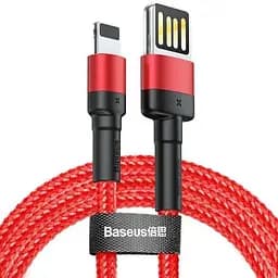 Кабель Baseus Cafule Special Edition Cable USB to Lightning 2.4A 1m CALKLF-G09 Red