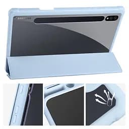 Чохол TPUCristal SlimTPU Spen holder Samsung Galaxy Tab S9/S9 Fe Голубий - мініатюра 6