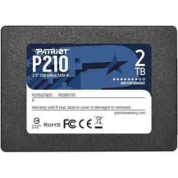 SSD Диск 2Tb PATRIOT P210 2.5" SATA3 - скорости 520/430