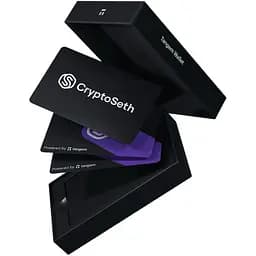 КриптогаманецьTangem 2.0 Crypto Seth Wallet набір з 3 карт Чорний (TG-CRYPTOSETH) - мініатюра 2