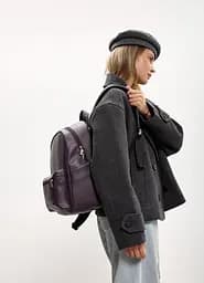 Жіночий рюкзак Sambag Talary оксамитовий 35 х 25 х 12 см (35312022) - мініатюра 3