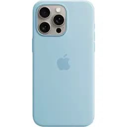 Чехол Silicone Case with MagSafe для Apple iPhone 15 Pro Max Light Blue AAA [105768]