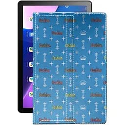 Чехол StatusCASE из экокожи для планшета Lenovo Tab M10 (3rd gen) Фэшн голубой