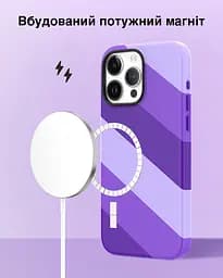 Захисний чохол Vokamo для iPhone 15 Plus з магнітом Purple - мініатюра 3
