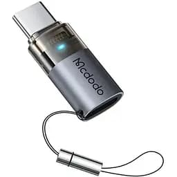 Адаптер Mcdodo Lightning to USB-C 60W Charging Adapter Черный