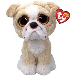 Мягкая игрушка TY Beanie Boos английский бульдог Pooch 15 см (37371)