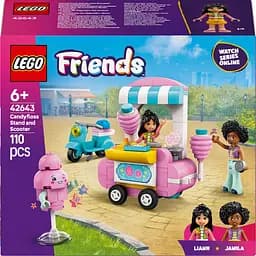 Конструктор LEGO Friends Ятка із солодкою ватою та скутер 110 деталей (42643)