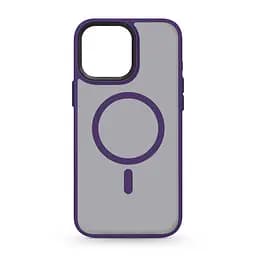 Чехол для Apple iPhone 15 Pro Max, Uniq MagCase, фиолетовый, противоударный, панель-накладка с MagSafe, ударопрочный TPU+PC, с магнитом MagSafe, поддержка полноценной беспроводной зарядки, ArmorStandart (ARM75310)
