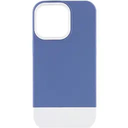 Чохол Epik TPU+PC Bichromatic для Apple iPhone 13 Pro Max 6.7 Blue/White