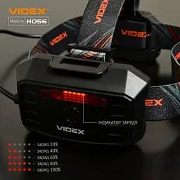 Налобний світлодіодний ліхтарик Videx 1400Lm 6500K (VLF-H056) - мініатюра 6