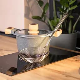 Шумівка-сито із нержавіючої сталі 16 см Zhongjing HP-19-16-16CM - мініатюра 5