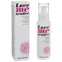 Масажне масло Love To Love Love Me Tender, Cotton candy, аромат цукрової вати, без парабенів 100 мл