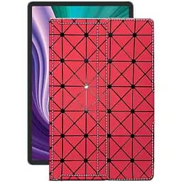 Чехол StatusCASE из экокожи для планшета Lenovo Pad Pro 2021 Красный ромб