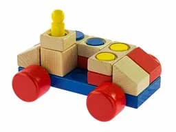 Конструктор деревянный NIC Машинка (NIC2141)